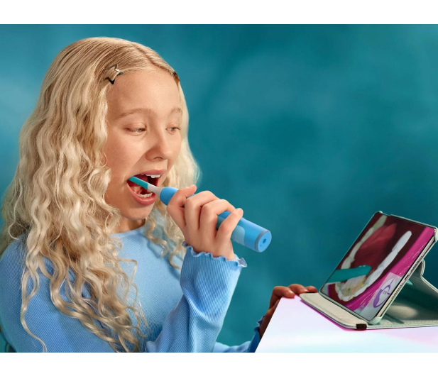 Philips Sonicare Szczoteczka soniczna for Kids Smart HX6600/42 (nieb. +etui) - 1574077 - zdjęcie 6